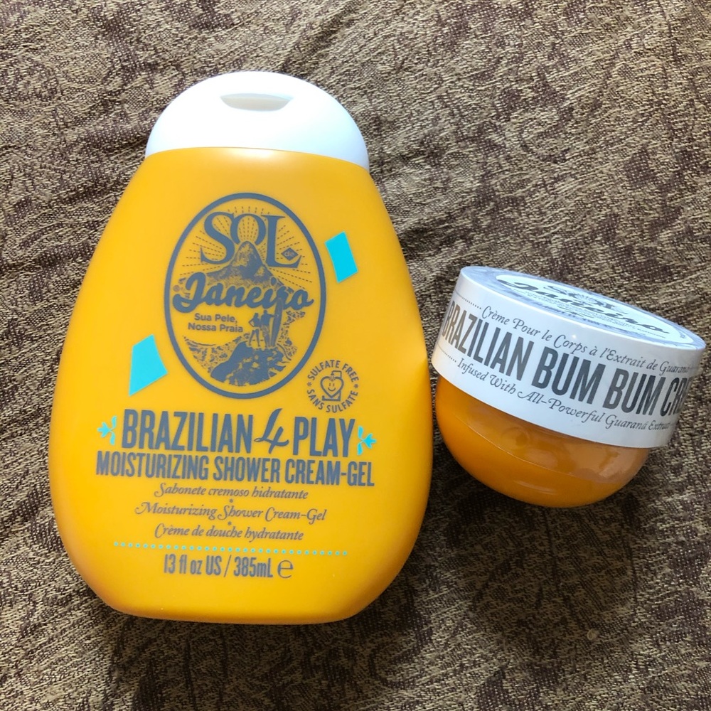 Brazilian BUM BUM cream and shower cream gel